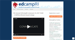 Desktop Screenshot of edcampri.org