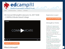 Tablet Screenshot of edcampri.org